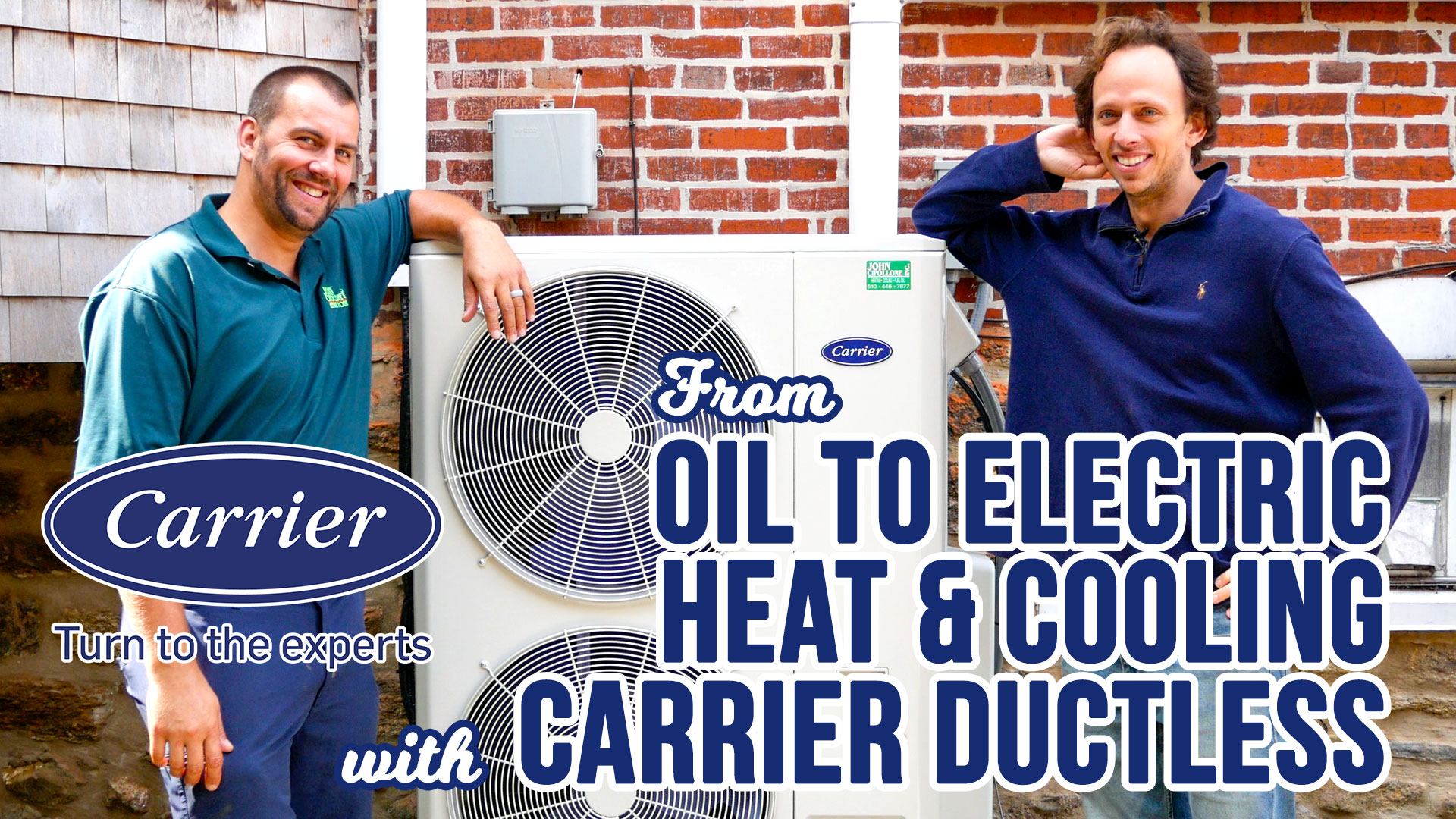 Oil to Electric Heat and Cooling with Carrier Ductless